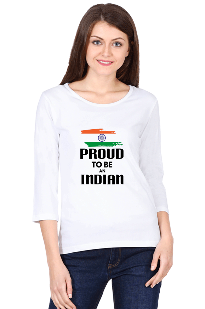 Proud Indian T-shirt (Woman) - Independence Day