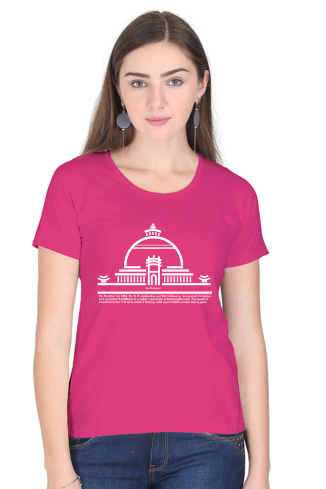 Diksha Bhoomi - Women's T-Shirt - Historic event led by Dr. B. R. Ambedkar