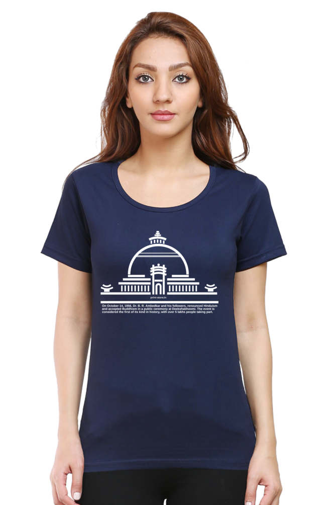 Diksha Bhoomi - Women's T-Shirt - Historic event led by Dr. B. R. Ambedkar
