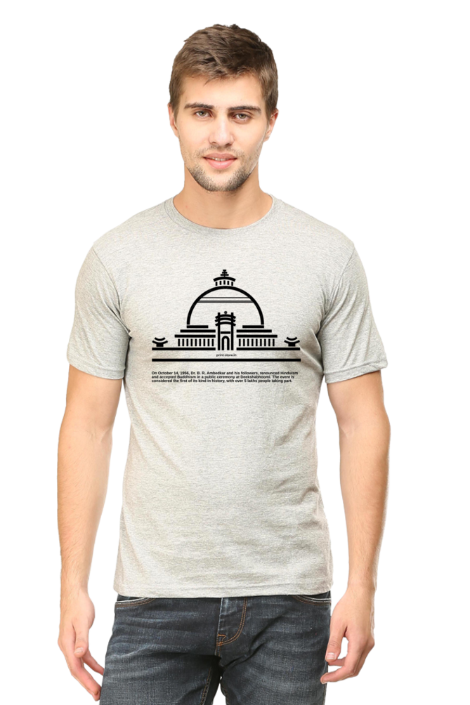 Diksha Bhoomi Men's T-Shirt - Historic event led by Dr. B. R. Ambedkar