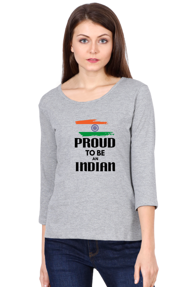 Proud Indian T-shirt (Woman) - Independence Day