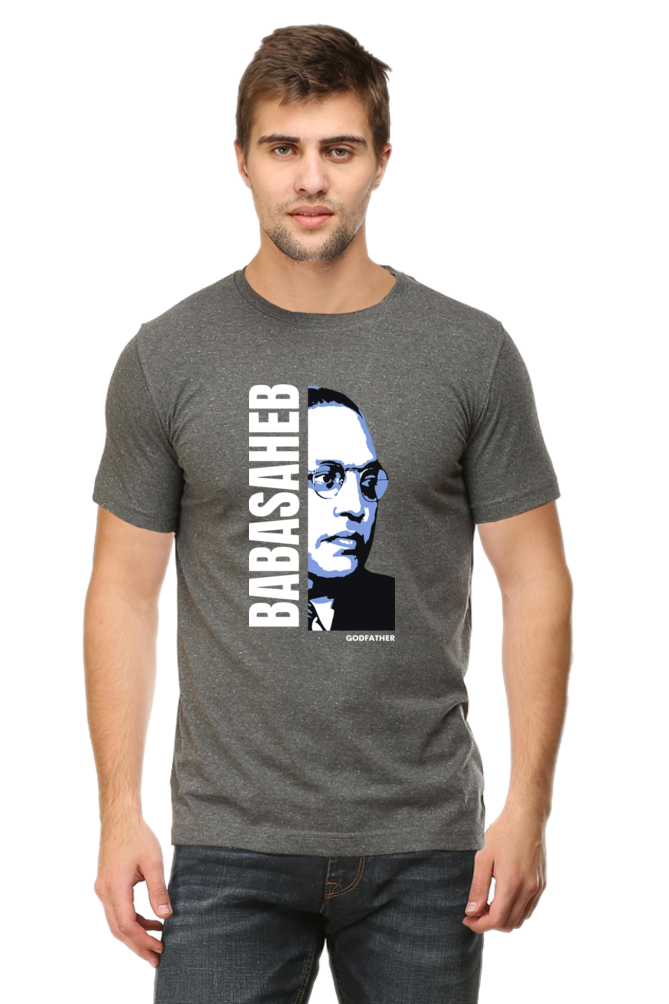 Babasaheb: Godfather - Men's T-shirt (Black/Blue/Grey)