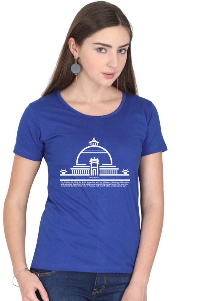 Diksha Bhoomi - Women's T-Shirt - Historic event led by Dr. B. R. Ambedkar