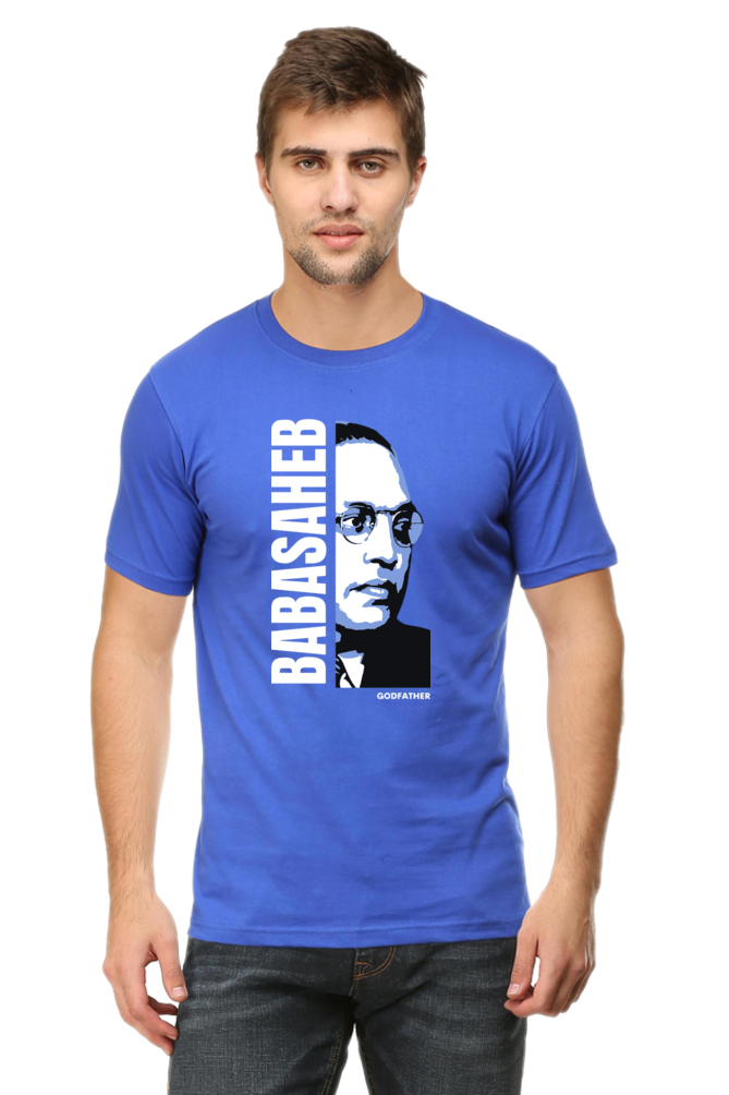 Babasaheb: Godfather - Men's T-shirt (Black/Blue/Grey)