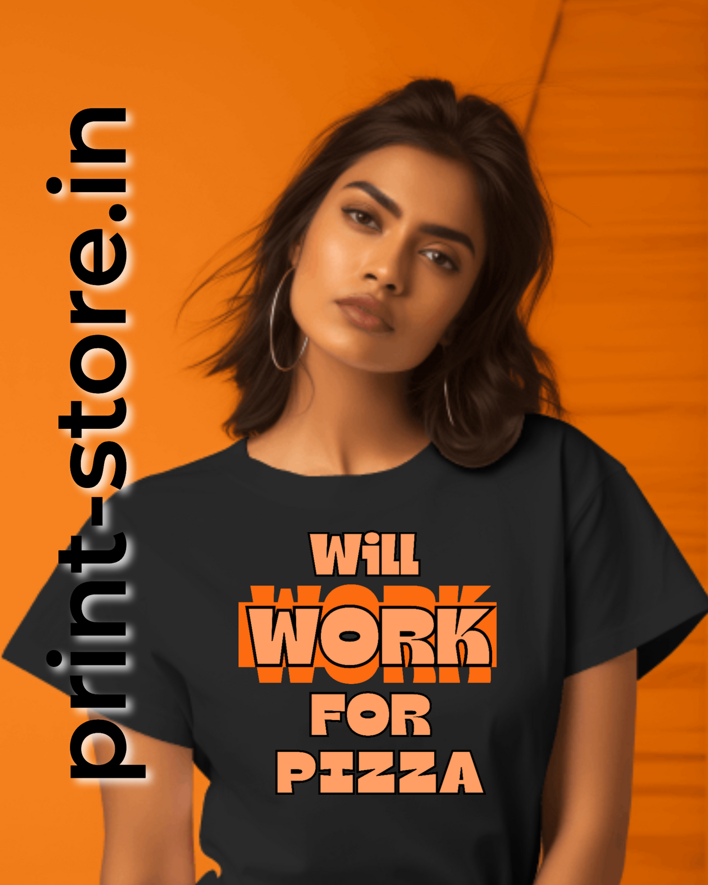 Will Work For Pizza - Women's T-shirt