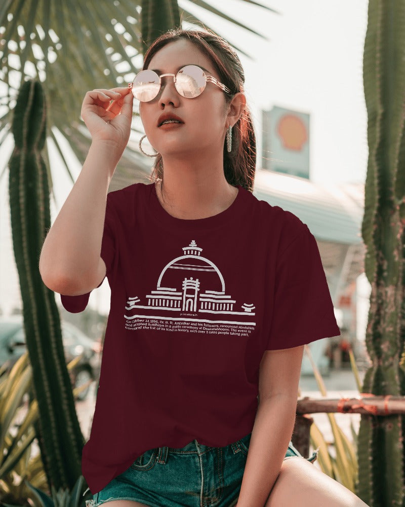 Diksha Bhoomi - Women's T-Shirt - Historic event led by Dr. B. R. Ambedkar