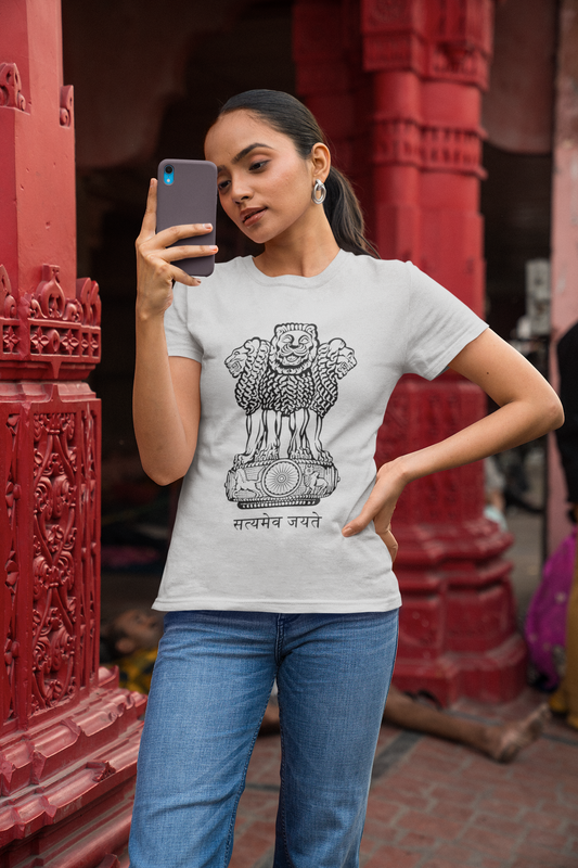 Satyamev Jayate T-shirt (Woman) - Independence Day