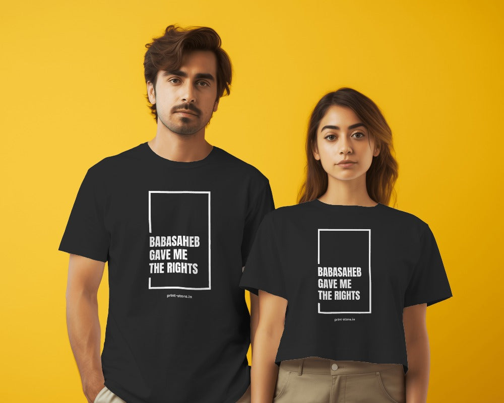 Babasaheb Gave Me Rights - Women's T-shirt (Black)