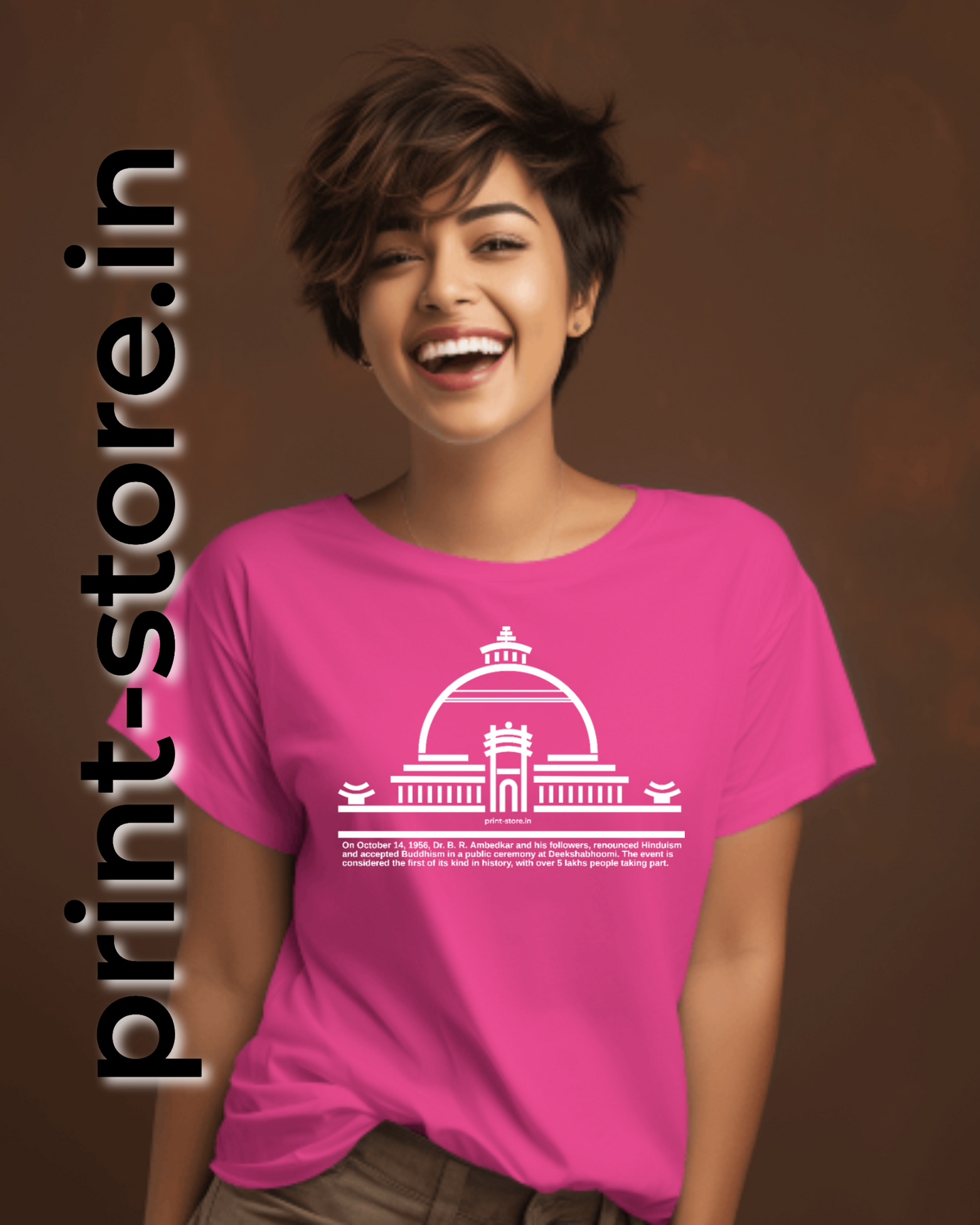 Diksha Bhoomi - Women's T-Shirt - Historic event led by Dr. B. R. Ambedkar