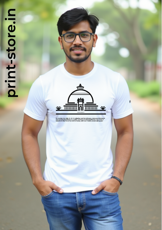 Diksha Bhoomi Men's T-Shirt - Historic event led by Dr. B. R. Ambedkar