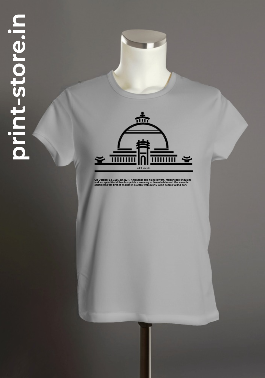 Diksha Bhoomi Men's T-Shirt - Historic event led by Dr. B. R. Ambedkar