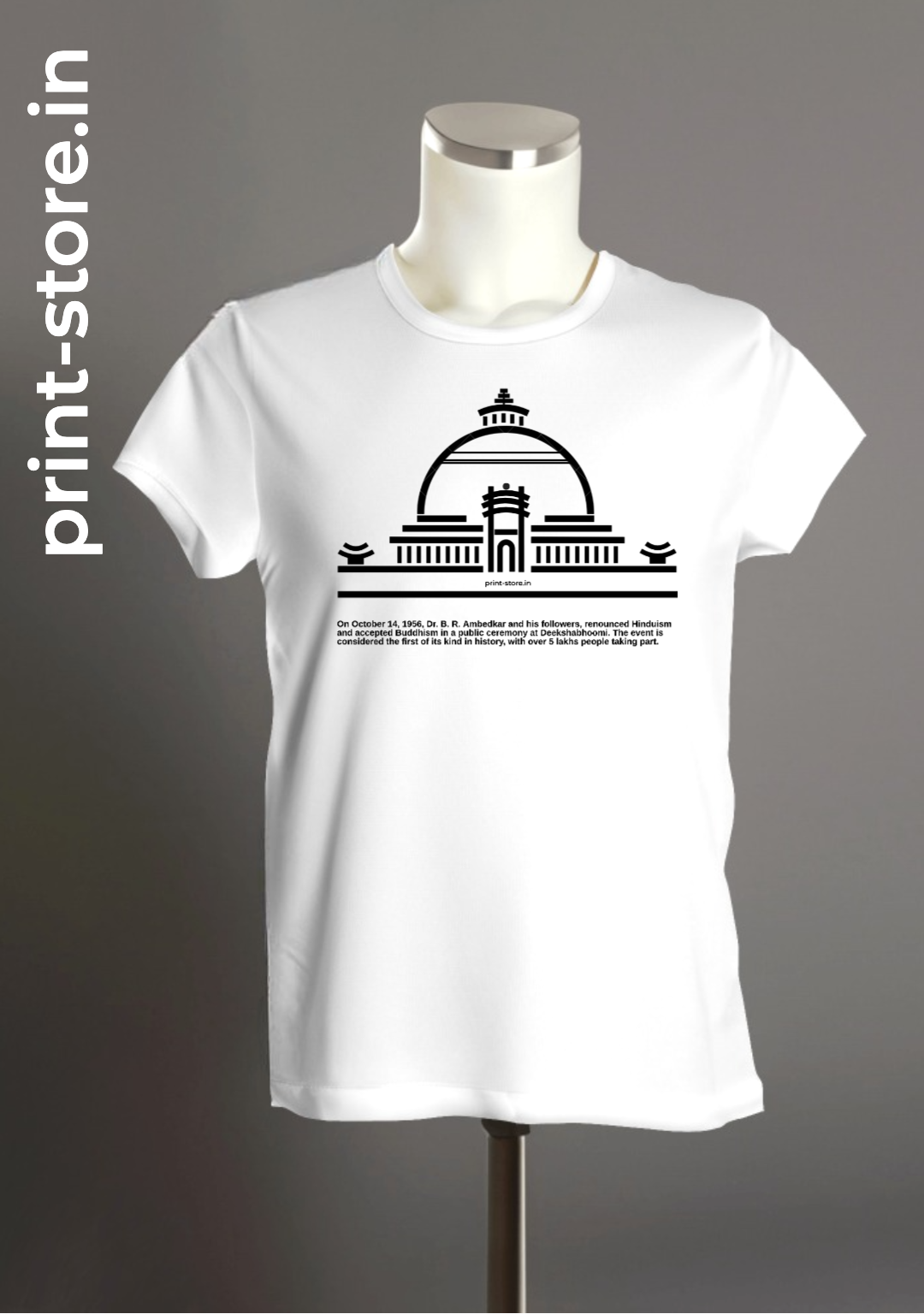 Diksha Bhoomi Men's T-Shirt - Historic event led by Dr. B. R. Ambedkar