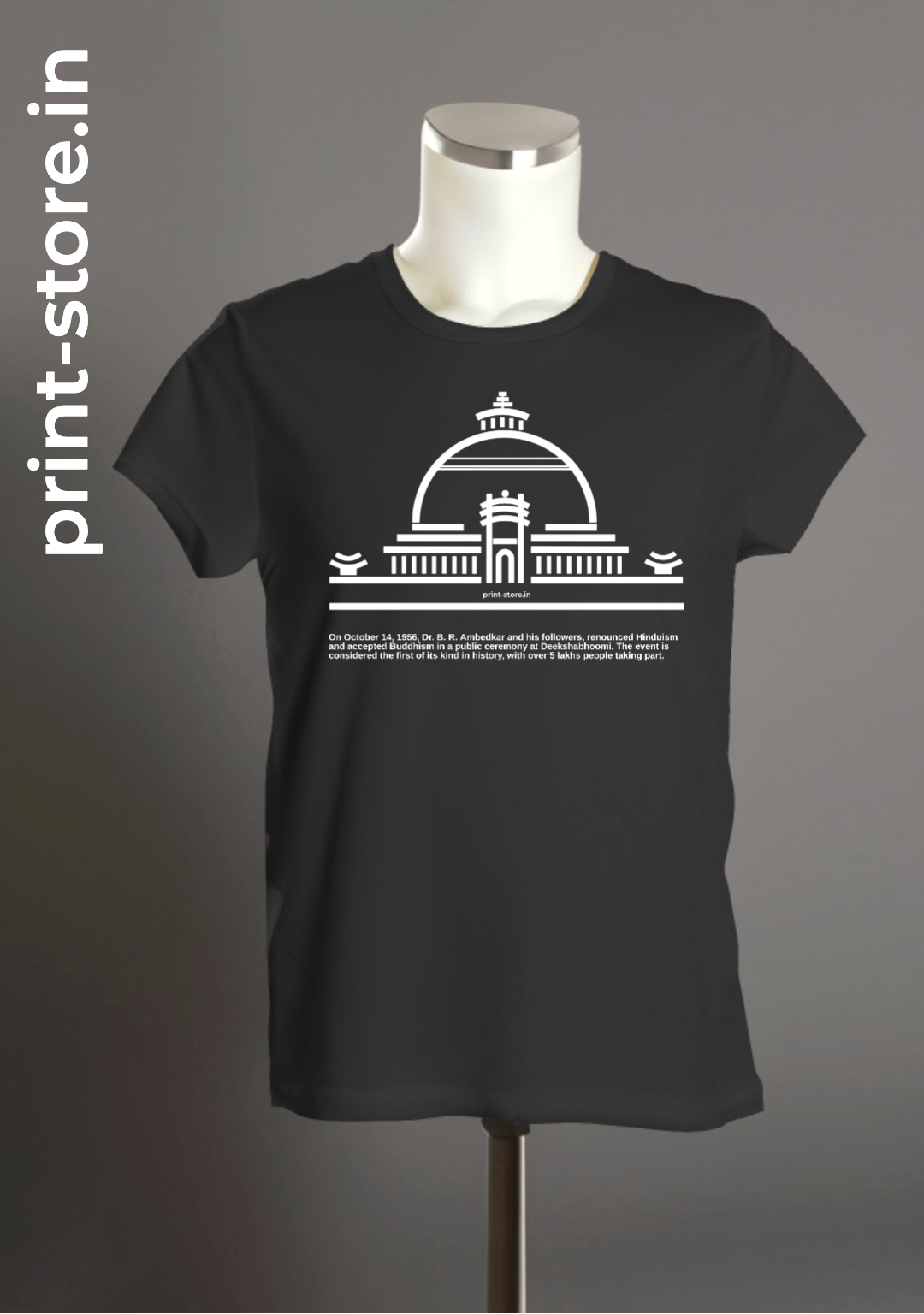 Diksha Bhoomi Men's T-Shirt - Historic event led by Dr. B. R. Ambedkar