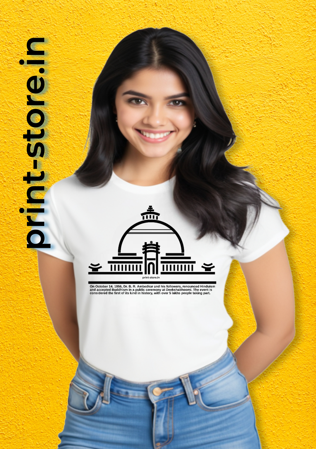 Diksha Bhoomi - Women's T-Shirt - Historic event led by Dr. B. R. Ambedkar